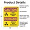 Signmission Radiation & Laser Sign, 7 in H x 5 in W, Vinyl Decal, Rectangle OS-2PACK-CR-D-57-L-10169 - alternate 3